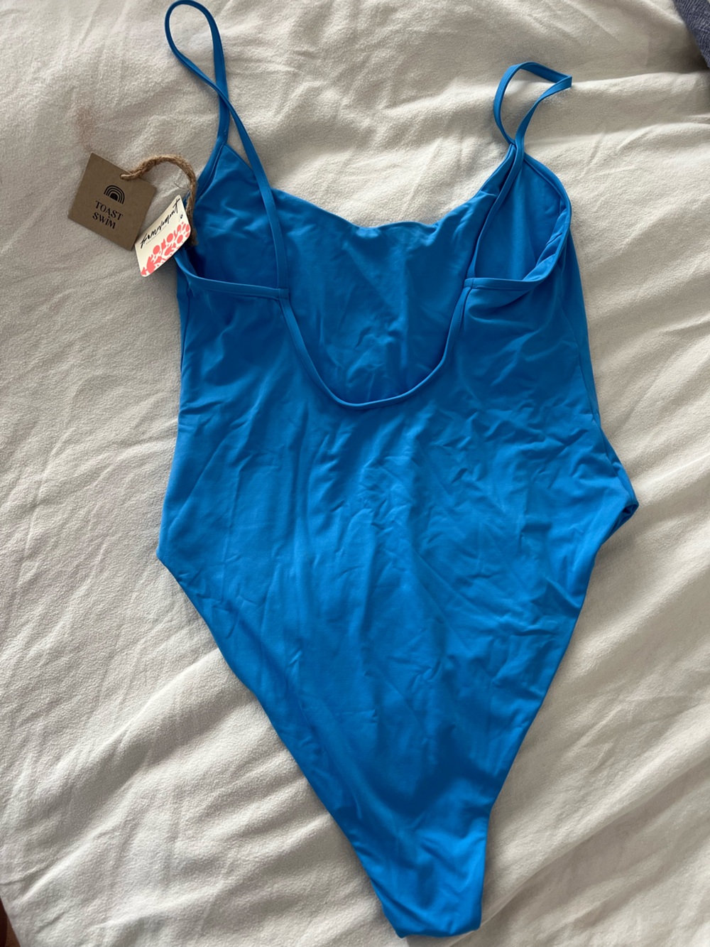 Toast Swim Solid High Cut One Piece Swimsuit Size Large RT $140 NWT - Picture 2 of 4